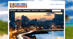 Desktop Screenshot of cubafamilyhouses.com